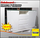 Sideboard Weiss Hochglanz